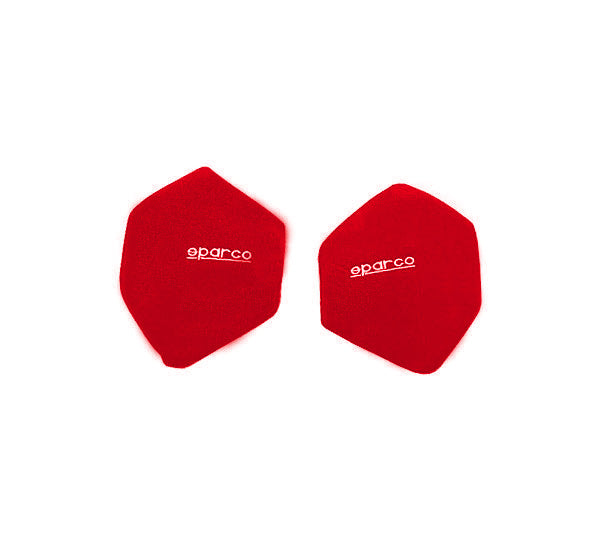 Sparco Universal Side Backrests - Red (pair)