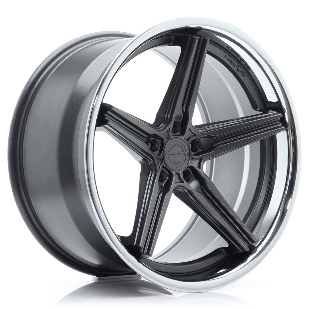 Concaver CVR9 21x9.5" (5 hole custom PCD) ET14-61, Carbon Graphite
