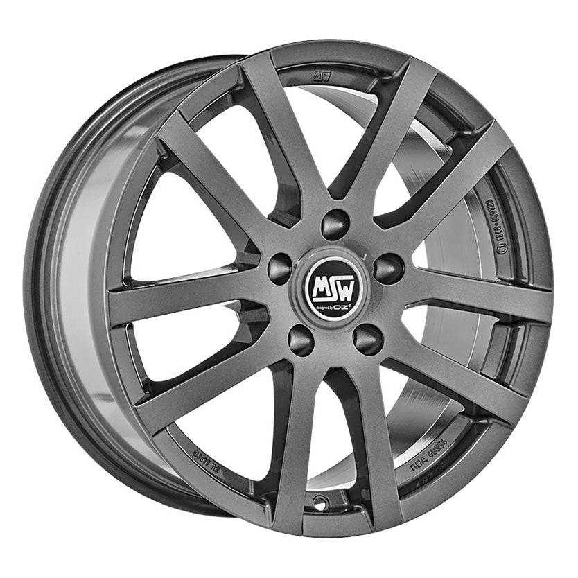 MSW 22 16x6.5" 4x108 ET18, Grey Silver