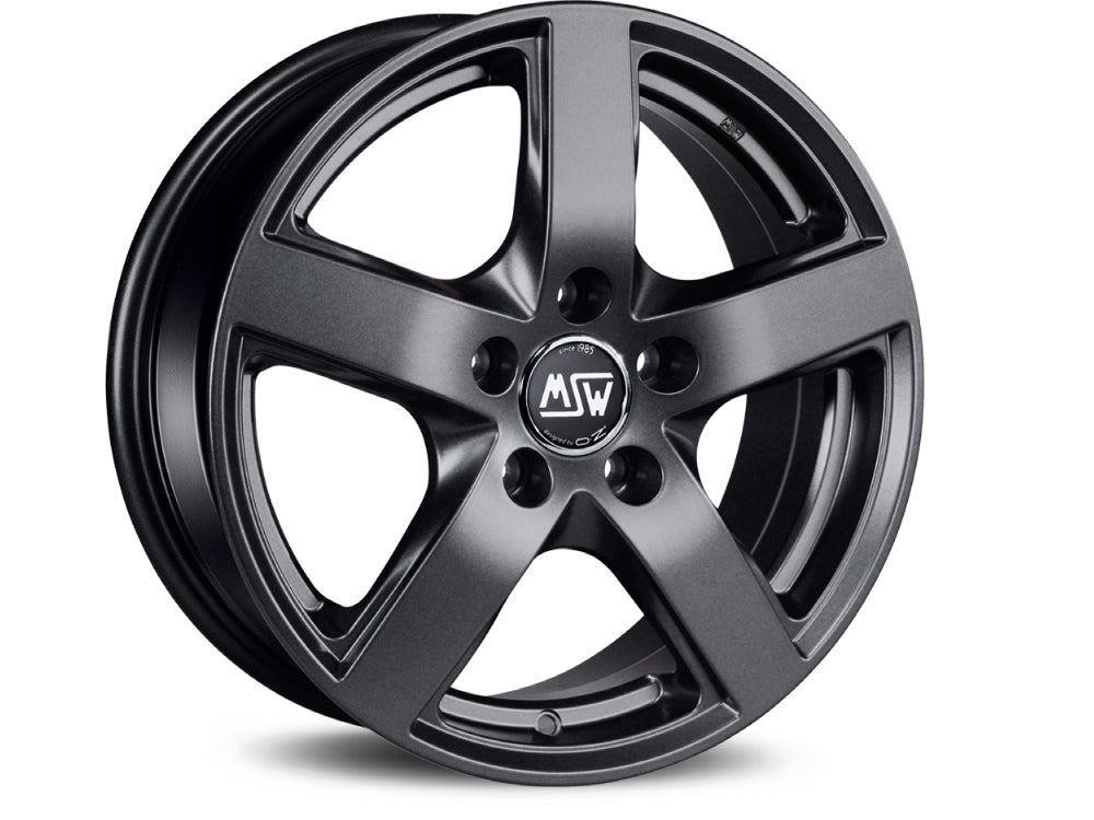 MSW 55 16x6.5" 5x114.3 ET50, Flat Dark Grey