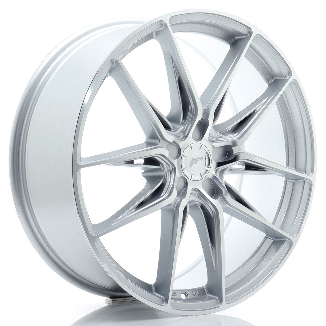 Japan Racing JR-44 20x9" (5 hole custom PCD) ET20-51, Machined Silver