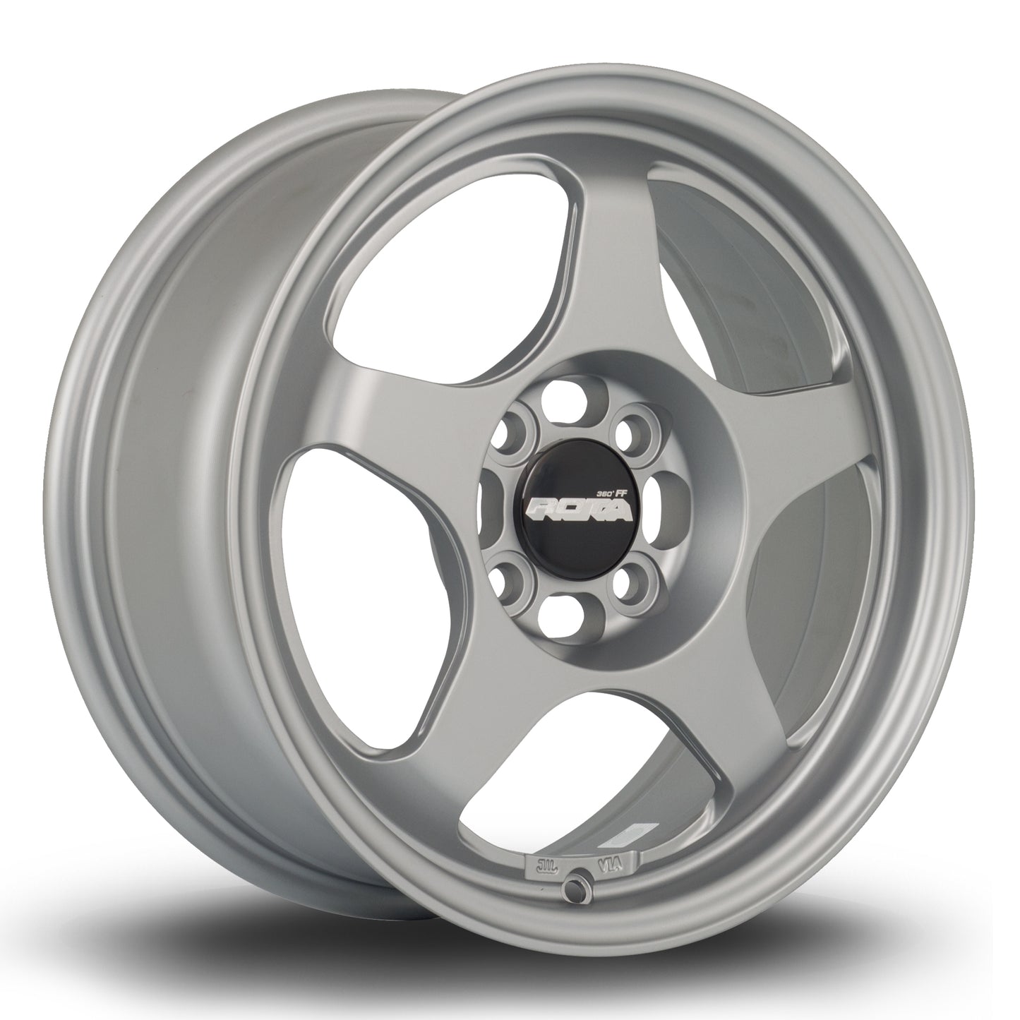 Rota Slipstream 15x6.5" 4x100 ET35, Dark Grey (Citroën C1 Cup Fitment)