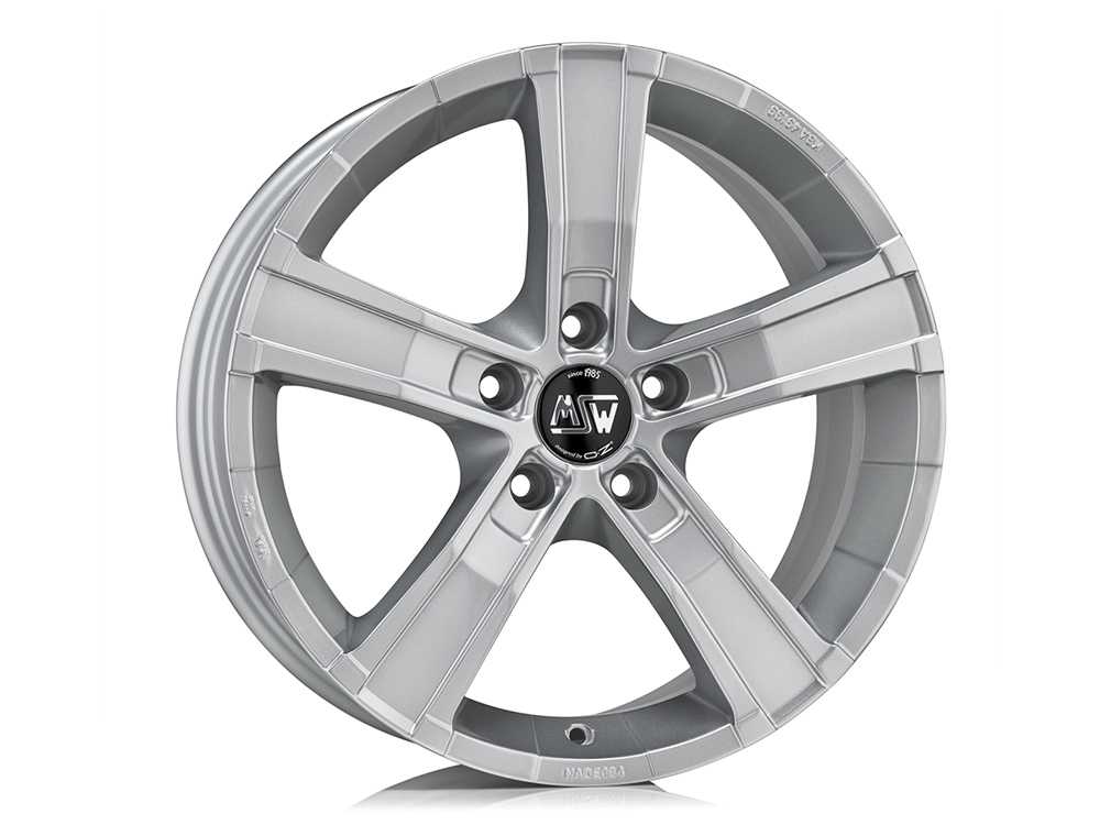 MSW Sahara 5 18x8" 5x120 ET45, Full Silver