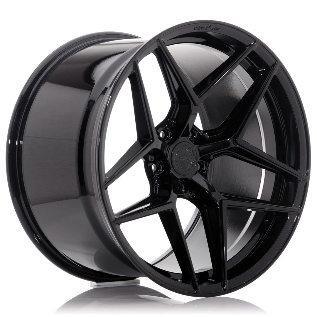 Concaver CVR2 19x10.5" (5 hole custom PCD) ET20-57, Platinum Black