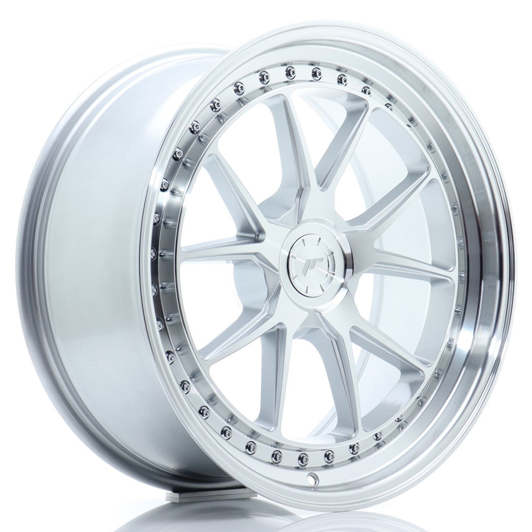Japan Racing JR-39 19x9" (5 hole custom PCD) ET15-40, Machined Silver