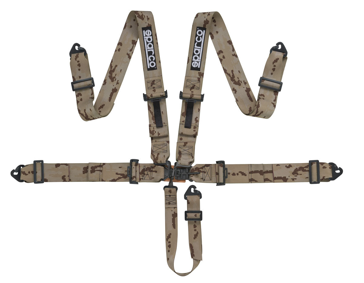 Sparco 5 Points 3" Camo Sport H-5 Harness (SFI)