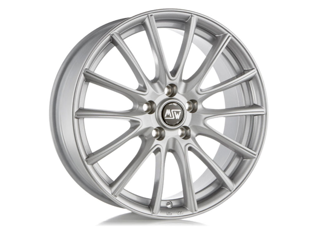 MSW 86 15x6" 4x100 ET30, Full Silver