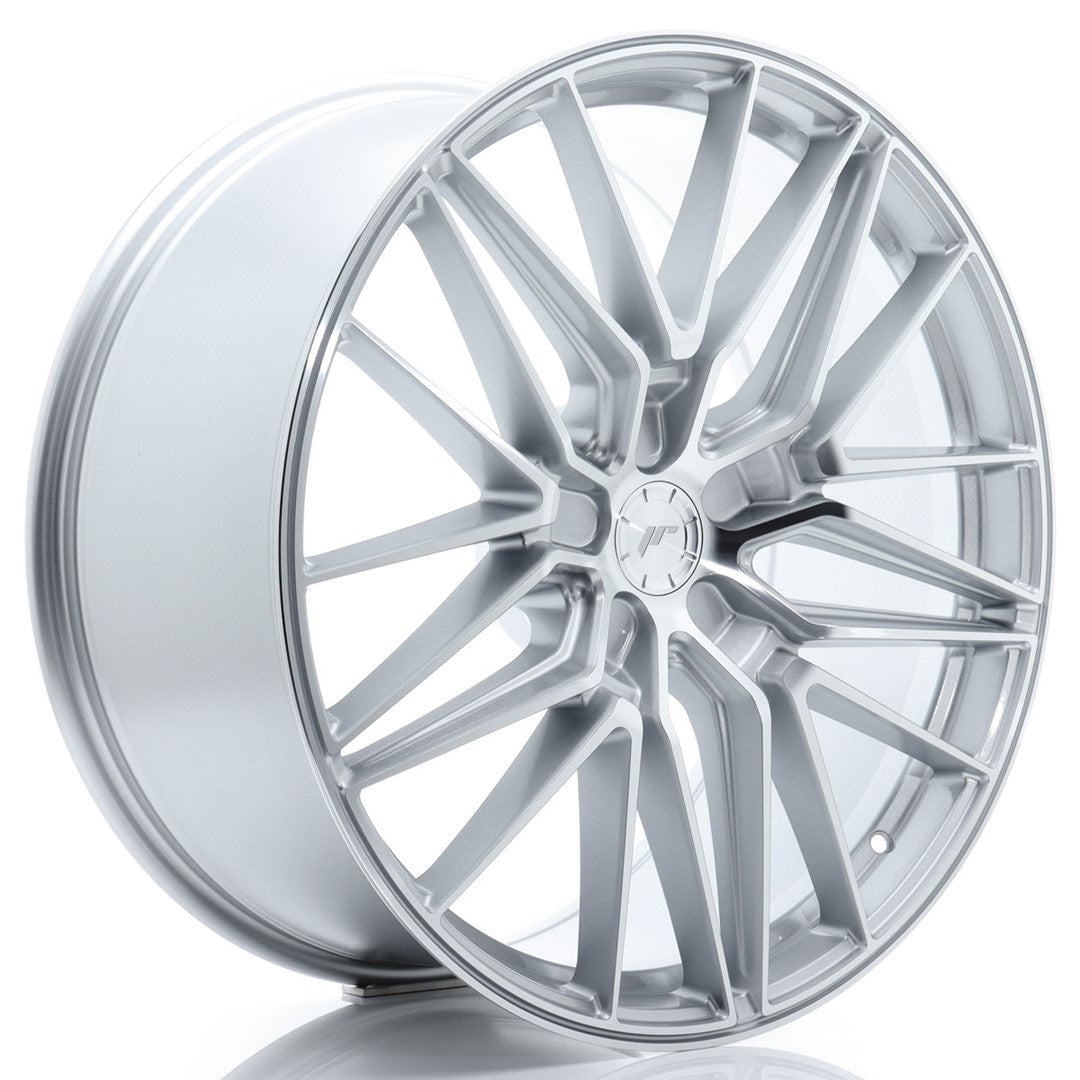 Japan Racing JR-38 22x9" (5 hole custom PCD) ET10-45, Machined Silver
