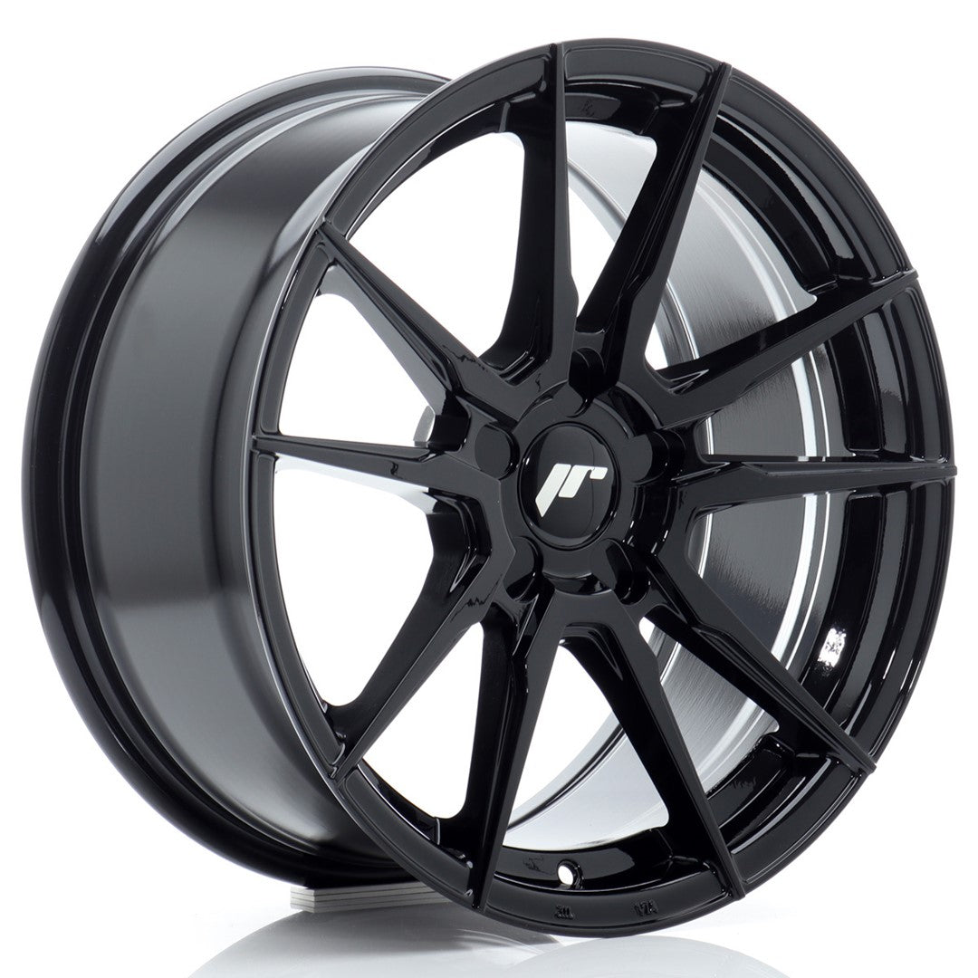 Japan Racing JR-21 Extreme Concave 17x9" (5 hole custom PCD) ET20-45, Gloss Black