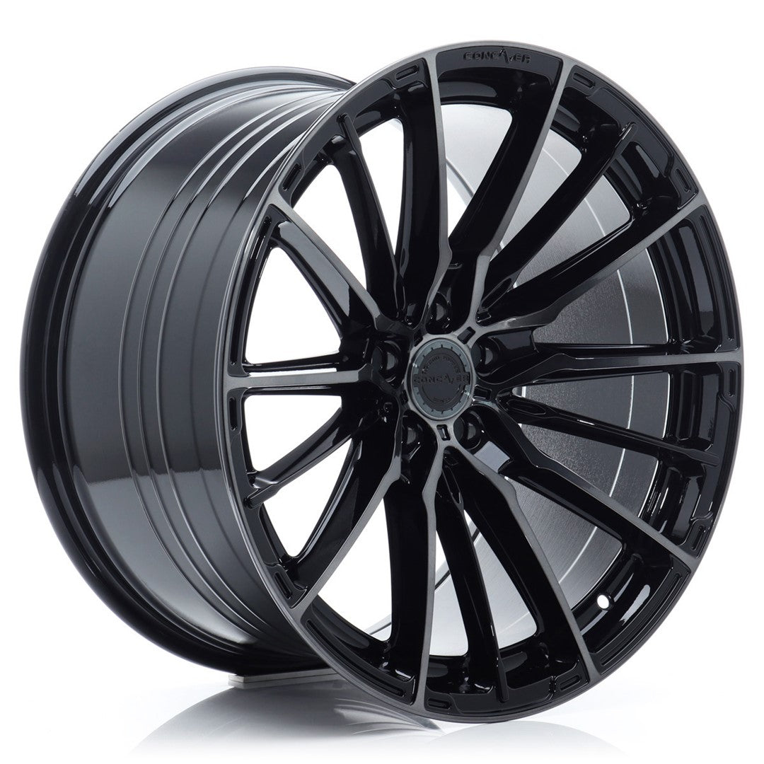 Concaver CVR7 22x11" (5 hole custom PCD) ET11-54, Double Tinted Black