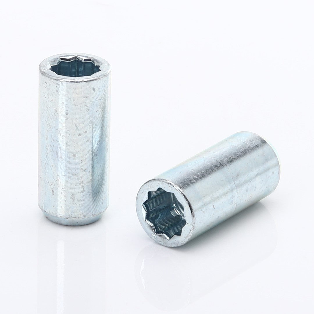 M14x2.0 Internal Drive Chrome Long Wheel Nuts (Set of 20)