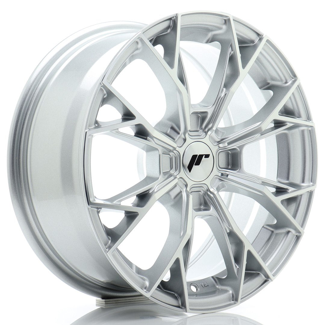 Japan Racing JR-49 16x7" (4 hole custom PCD) ET20-42, Machined Silver