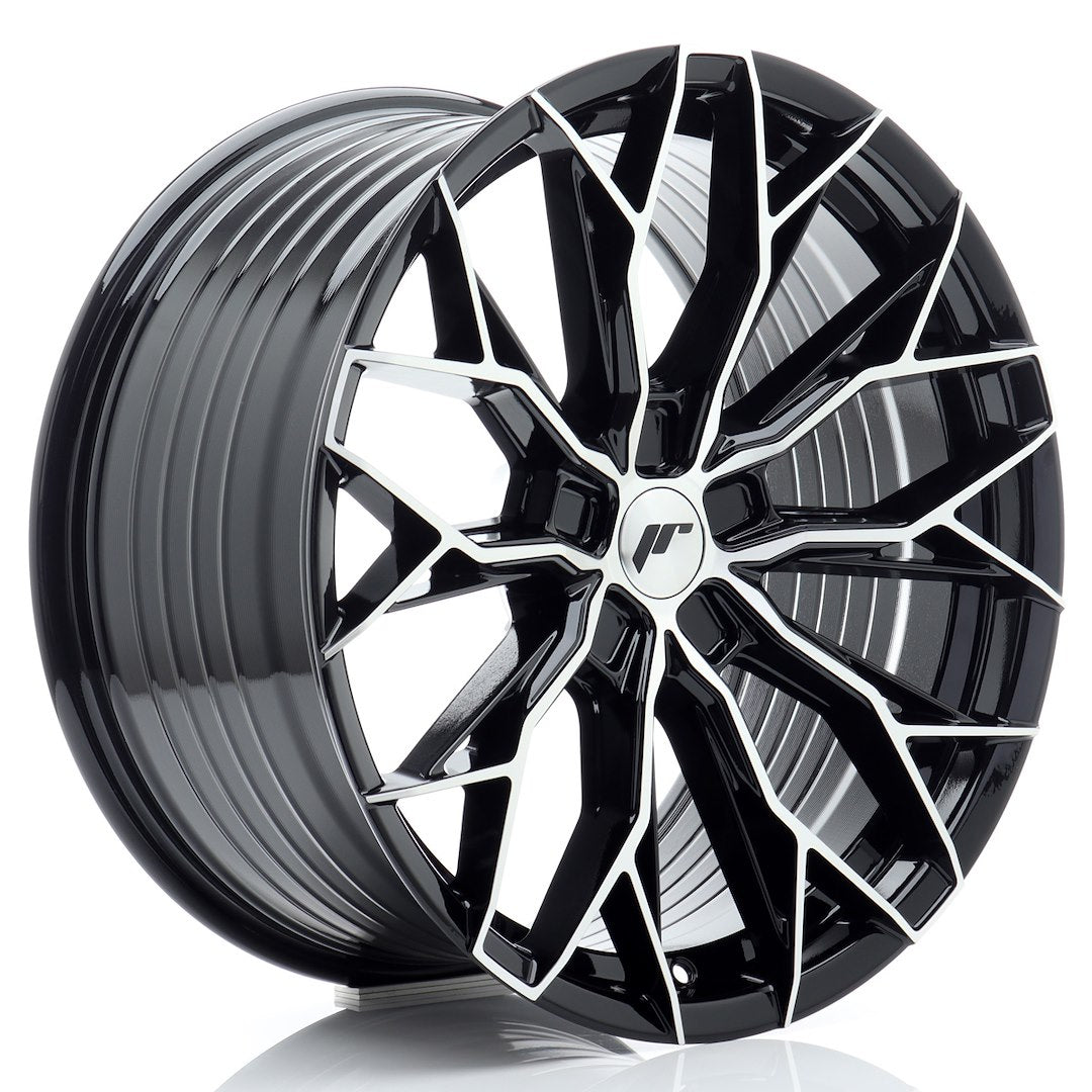 Japan Racing JR-49 19x9" (5 hole custom PCD) ET20-40, Machined Black