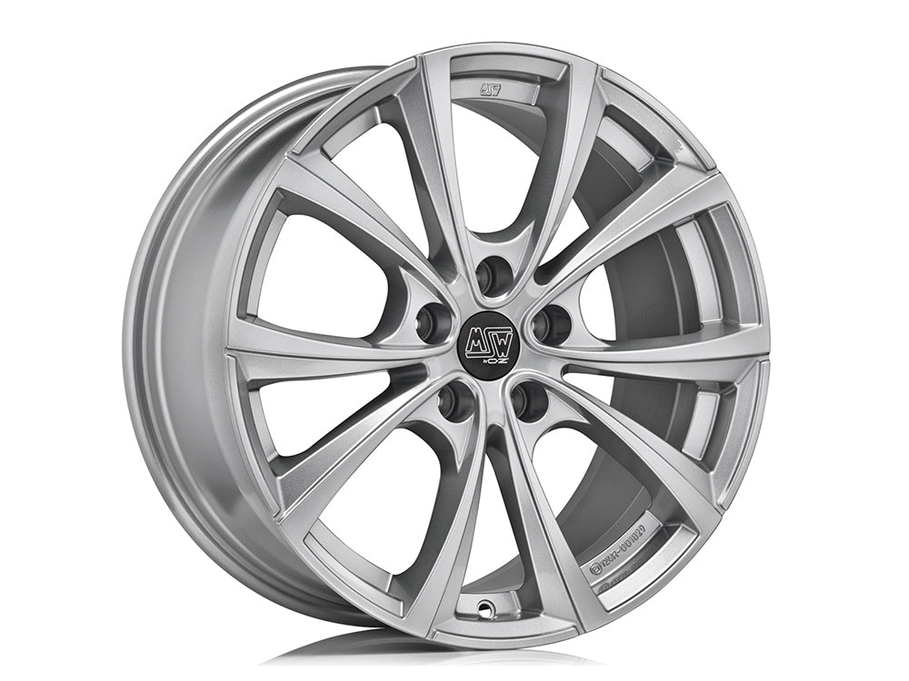 MSW 27T 19x10.5" 5x120 ET45, Full Silver