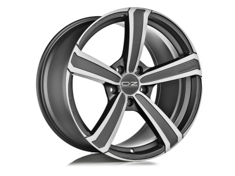 OZ Montecarlo HLT 19x8" 5x108 ET45, Matt Dark Graphite