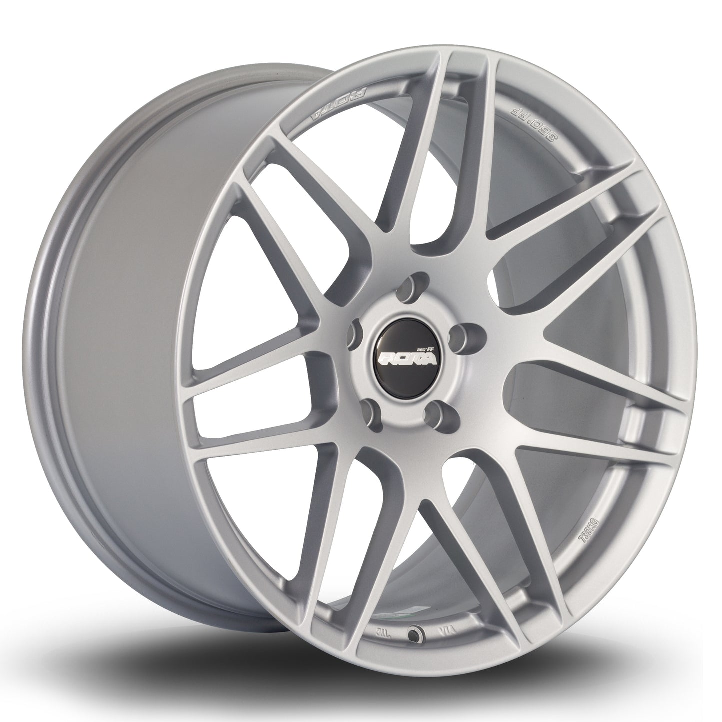 Rota FF02 19x10" 5x120 ET37, Matt Grey
