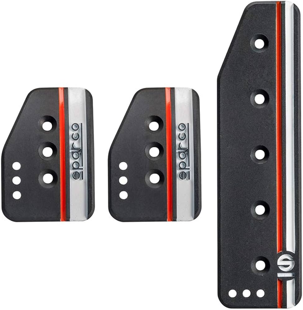 Sparco Settanta Pedals, Long Accelerator (BMW) - Black