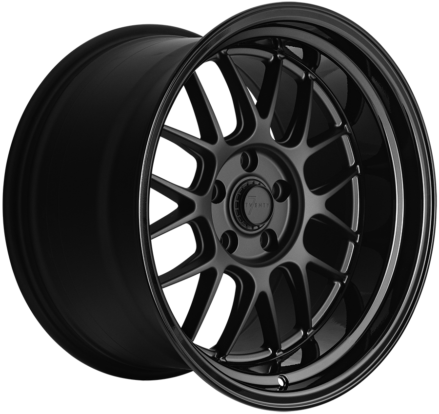7Twenty Style57 18x10.5" 5x114.3 ET15, Black on Black