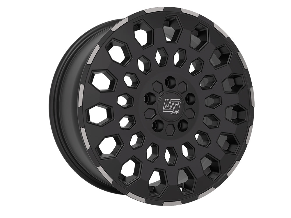 MSW 99 Van 17x8" 5x127 ET37, Matt Black Lip Polished