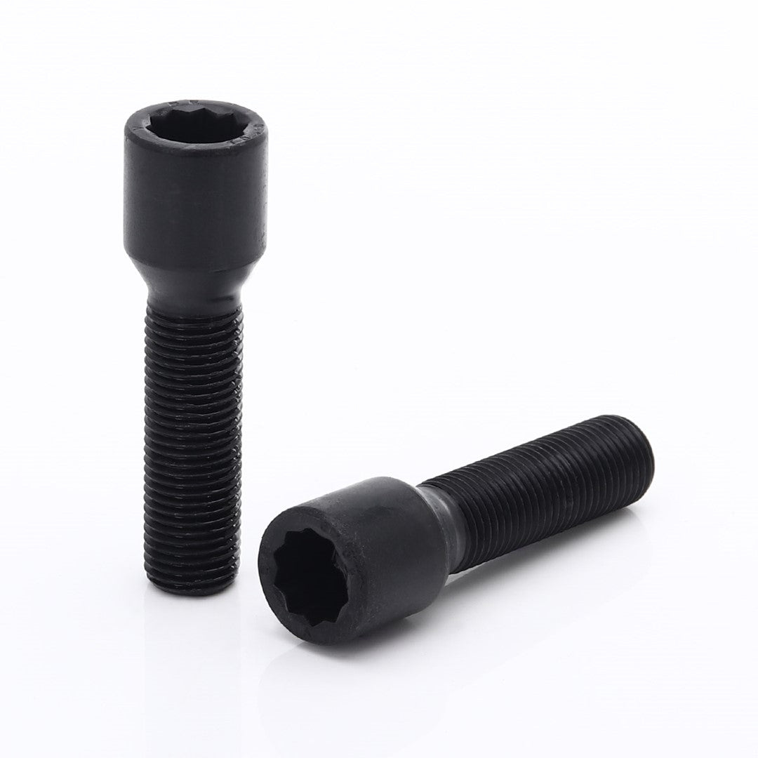 Black Extended Internal Drive Wheel Bolts M14x1.5 (Pack of 10)