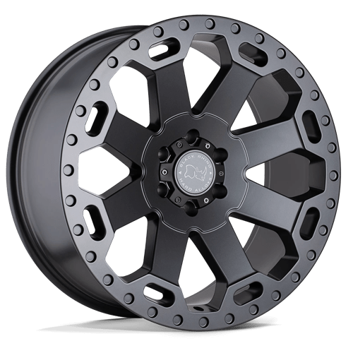 Black Rhino Warlord 18x9 5x150 ET12, Flat Gunmetal