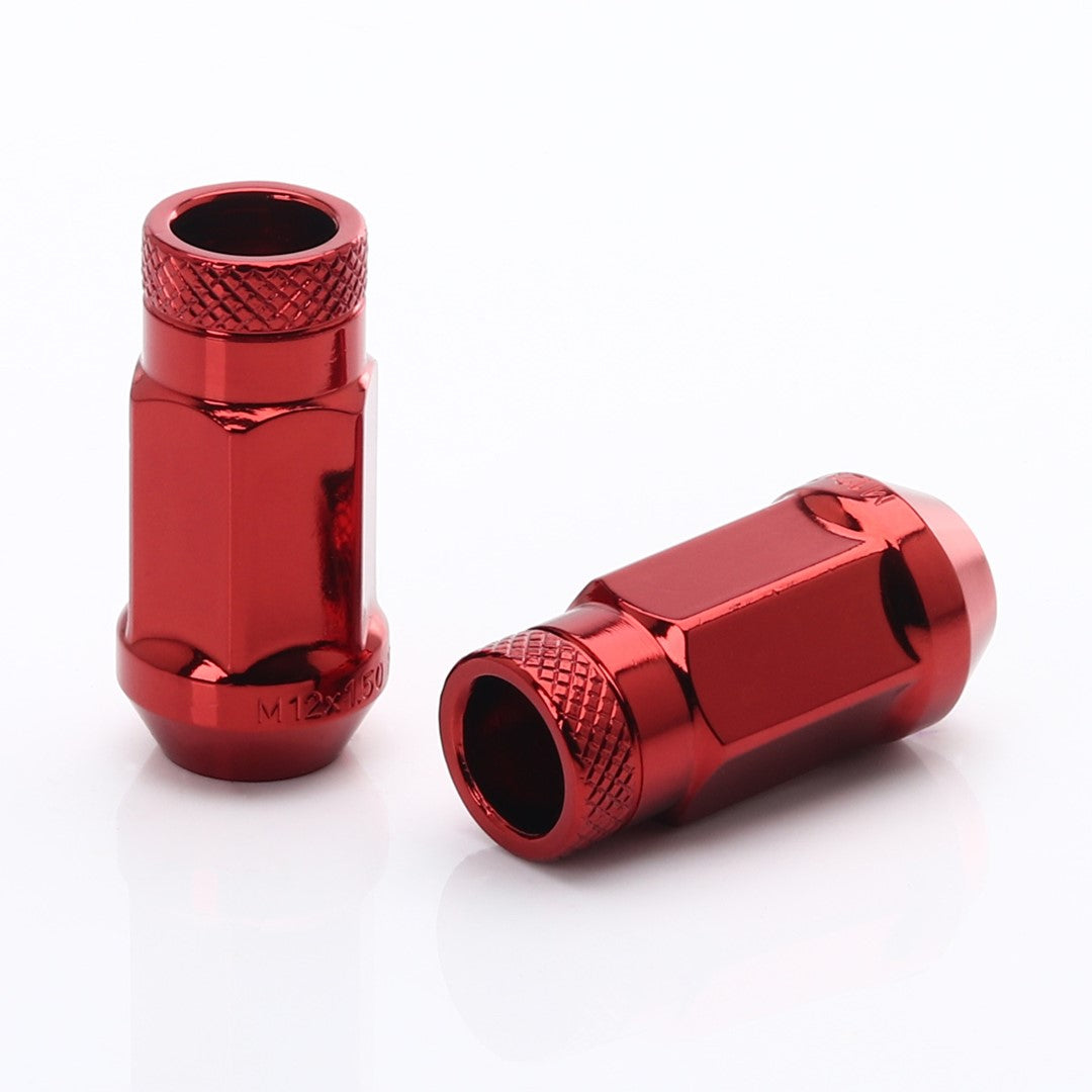 JN1 Red Steel Wheel Nuts M12x1,5 (Pack of 20)