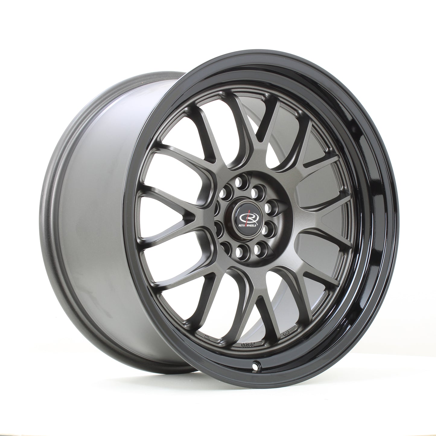 Rota MXR 18x9.5" 5x114.3 ET20, Gunmetal, Gloss Black Lip