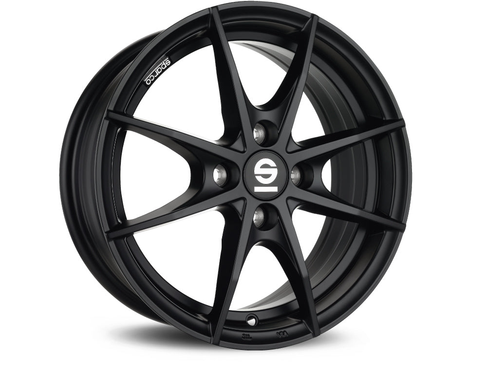 Sparco Trofeo 4 16x6.5" 4x100 ET42, Flat Black