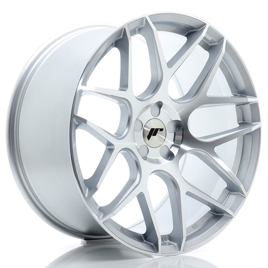 Japan Racing JR-18 Extreme Concave 20x10" (5 hole custom PCD) ET20-40, Machined Silver