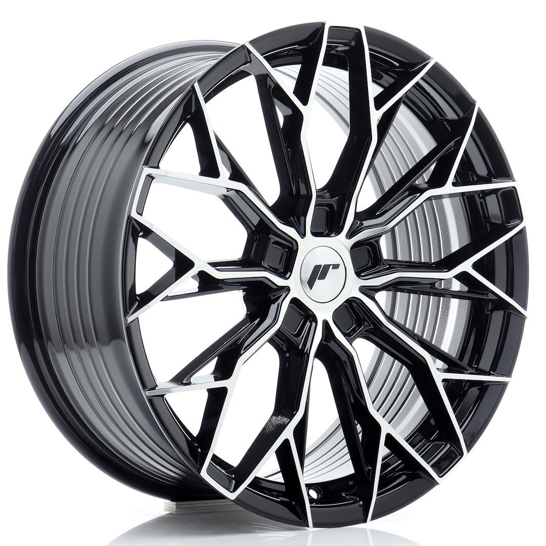 Japan Racing JR-49 19x8" (5 hole custom PCD) ET20-40, Machined Black