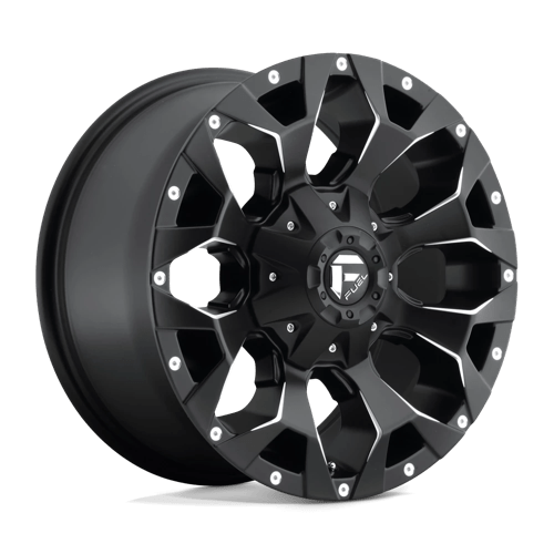 Fuel D546 Assault 17x8.5" 6x135/139.7 ET25, Flat Black, Gloss Lip
