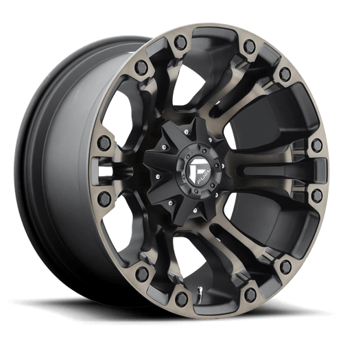 Fuel D569 Vapor 18x9" 6x135/139.7 ET20, Flat Black Double Dark Tint