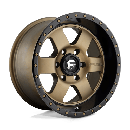 Fuel D617 Podium 17x9 5x127 ET-12, Flat Bronze, Black Ring
