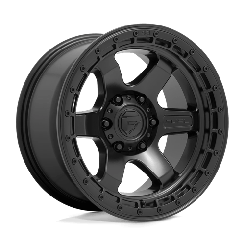 Fuel D750 Block 18x9" 6x139.7 ET-12, Flat Black