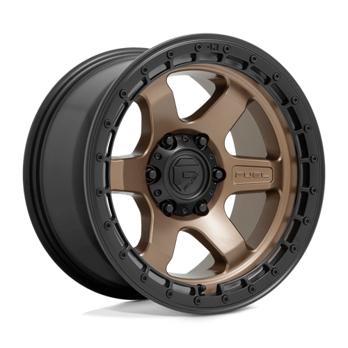 Fuel D751 Block 18x9" 6x139.7 ET-12, Flat Bronze, Black Ring