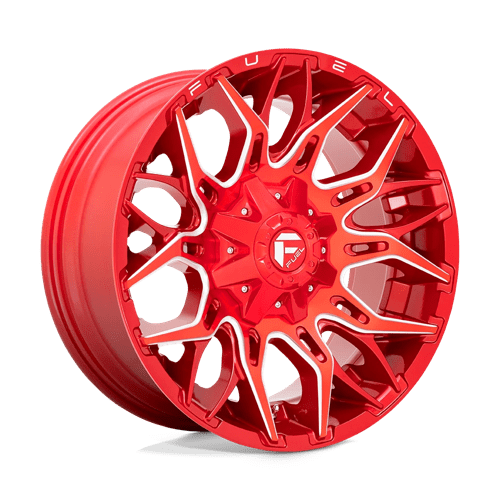 Fuel D771 Twitch 20x9 6x135/139.7 ET01, Candy Red Milled