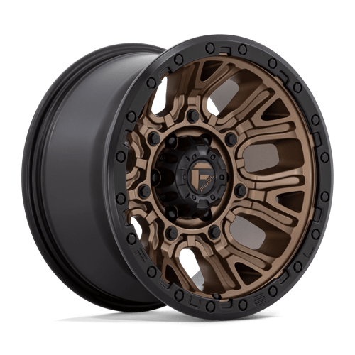 Fuel D826 Traction 17x9" 5x127 ET-12, Flat Bronze, Black Ring