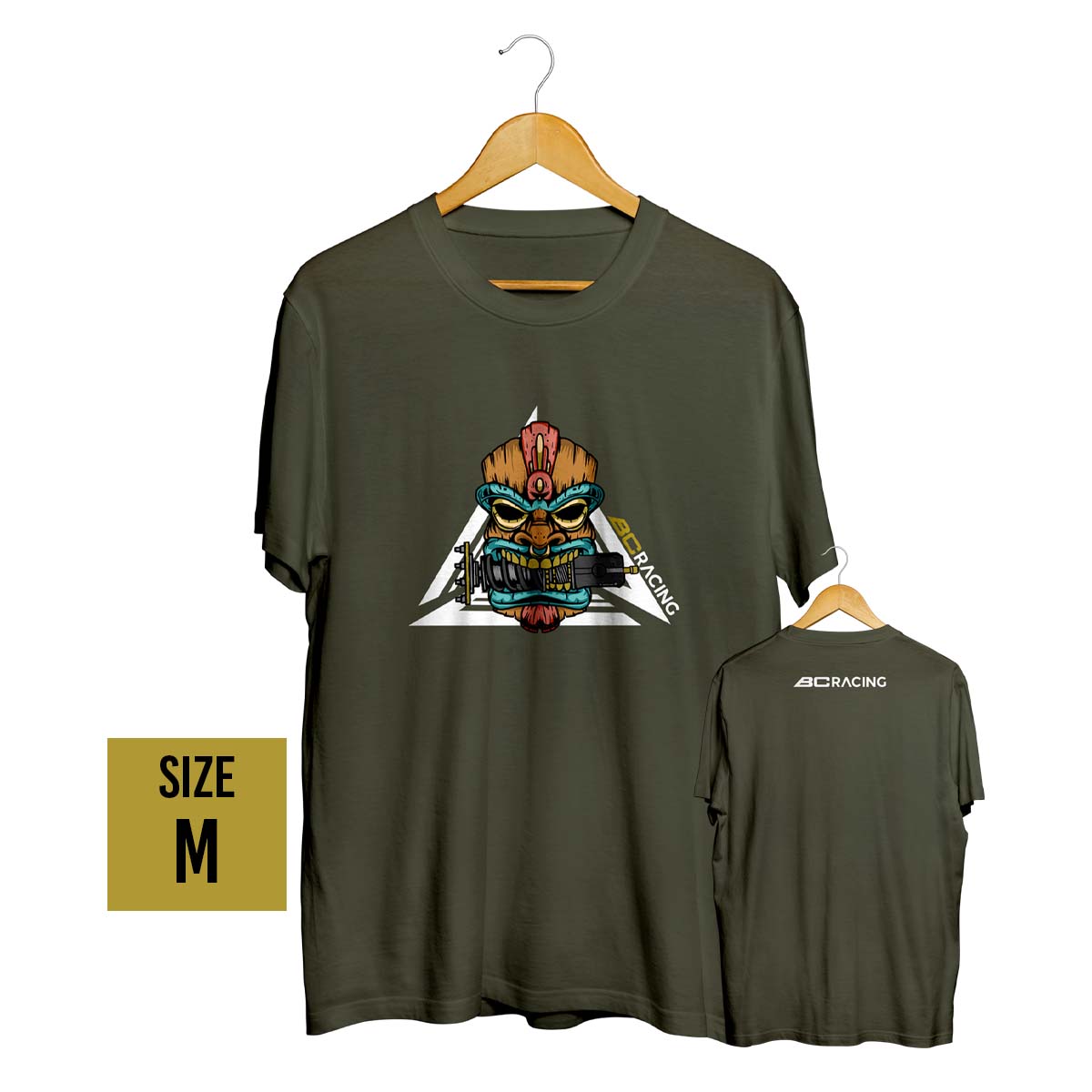 BC 'Tiki' T-Shirt Military Green (Medium)