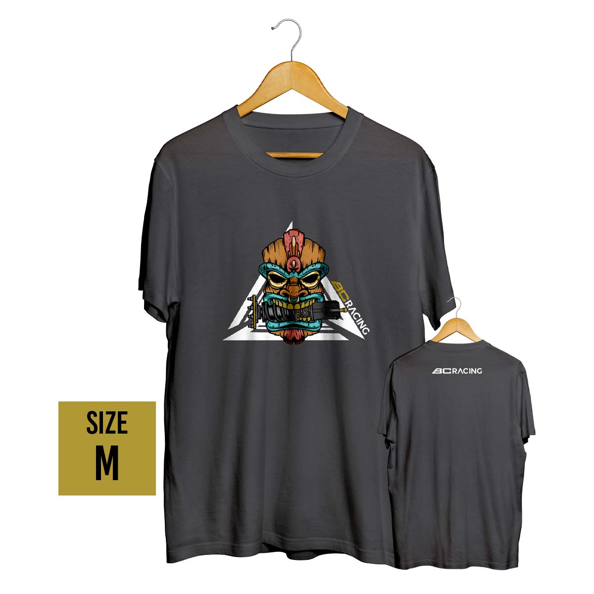 BC 'Tiki' T-Shirt Dark Heather (Medium)