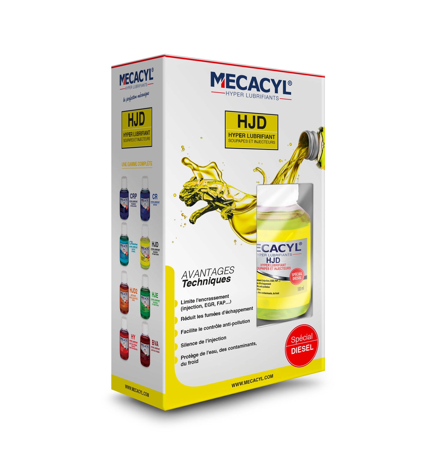 Mecacyl HJD Lubrifiant / Protection Injecteurs Diesel (200 ml)