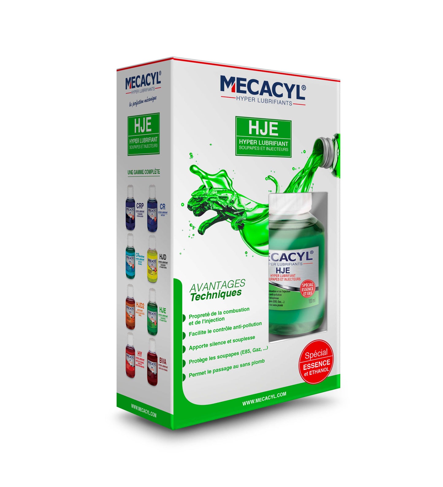 Mecacyl HJE Lubrifiant / Nettoyant Injecteurs Essence (200 ml)