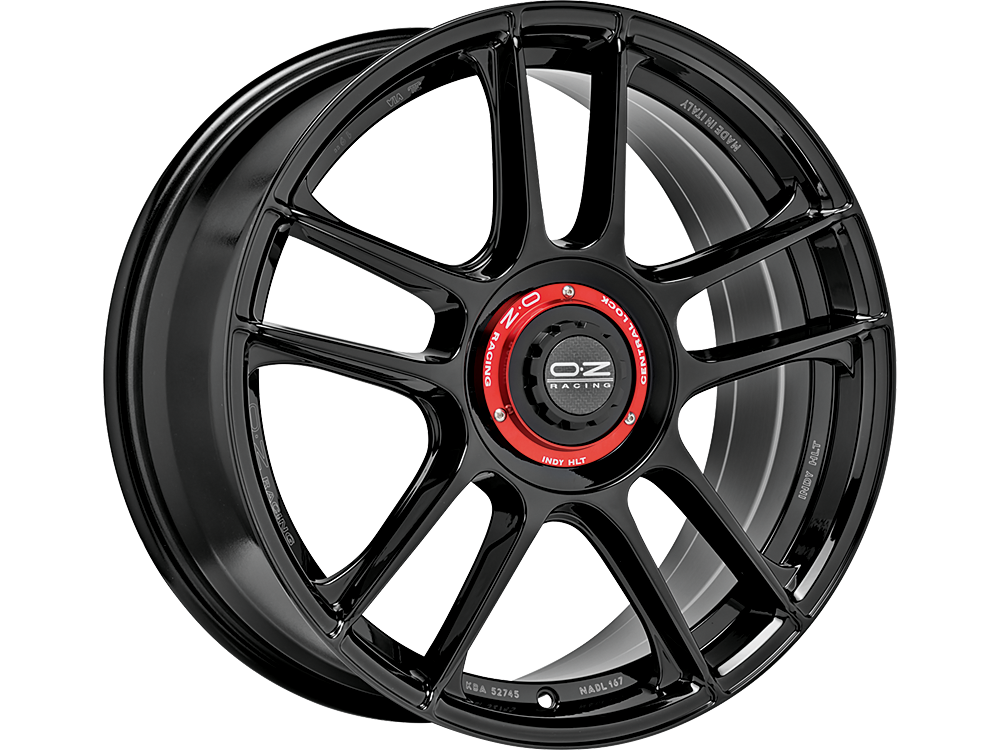 OZ Indy HLT 19x8" 5x114.3 ET45, Gloss Black