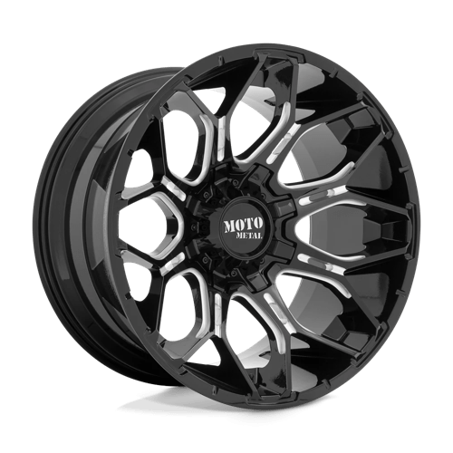 Moto Metal MO808 Sniper 20x10" 6x135/139.7 ET-18, Gloss Black Milled