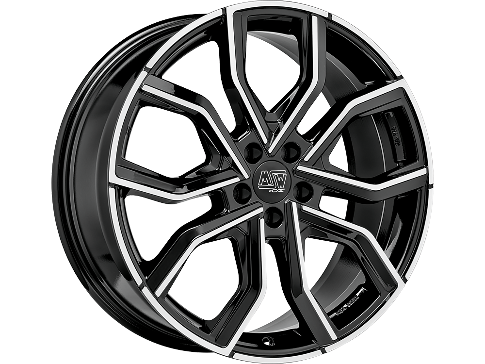 MSW 41 20x10.5" 5x130 ET55, Gloss Black, Machined Spokes