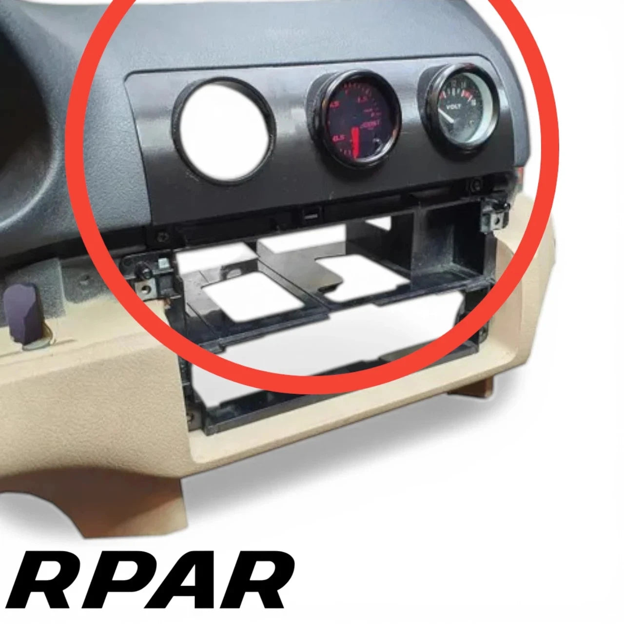 SUPPORTO PORTA MANOMETRI 52MM A 3 FORI BMW E46
