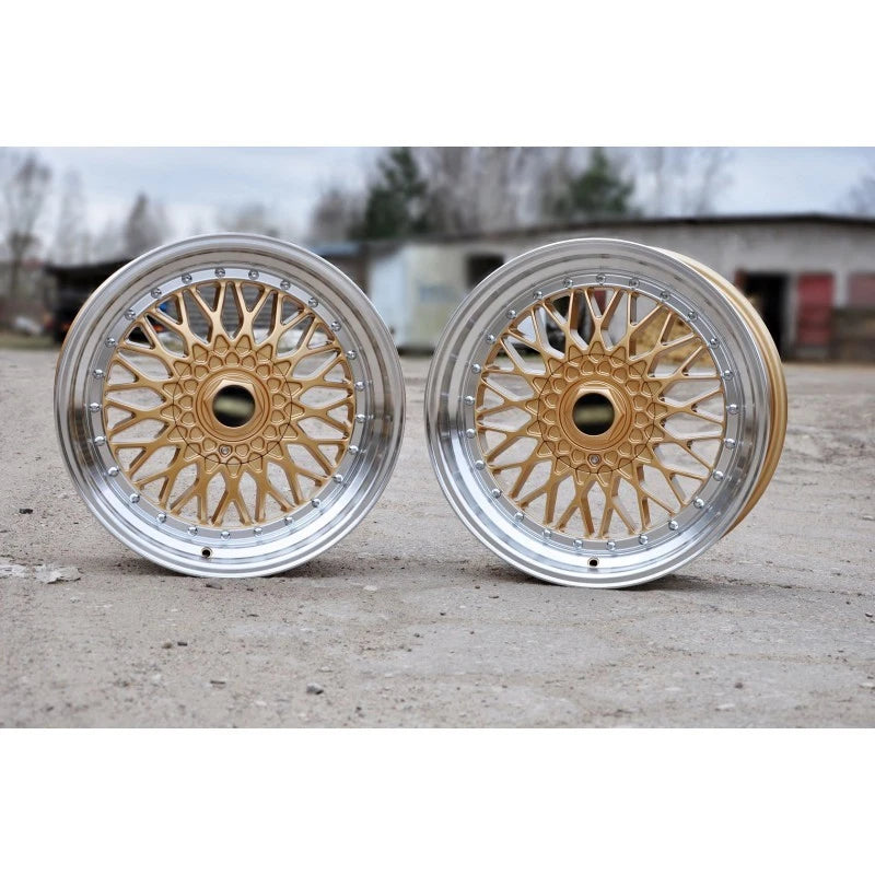 4 CERCHI IN LEGA STYLE BBS RS 18 5X120 BMW E36 E46 E90 E92 8J ET35