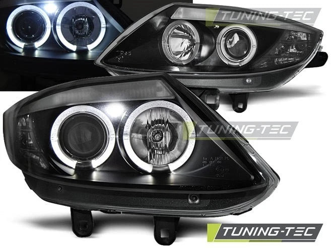 COPPIA FARI FANALI PER BMW Z4 E85 E86 02-08 ANGEL EYES