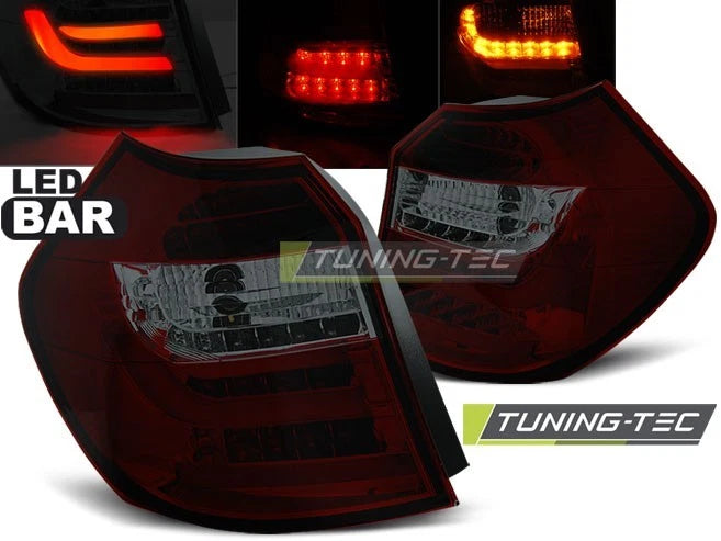 FANALI FARI POSTERIORI A LED BMW E87 E81 FUME'