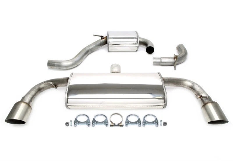 CENTRALE E FINALE MARMITTA acciaio inox 1x100mm Sharp, adatto per VW Golf VI GTI