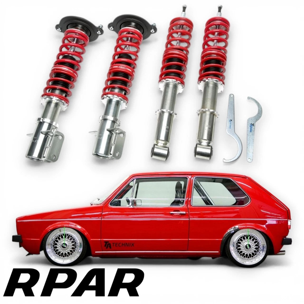 Kit Assetto Regolabile TA Technix DEEP VW Golf I Jetta I, Scirocco I+II 74 -84